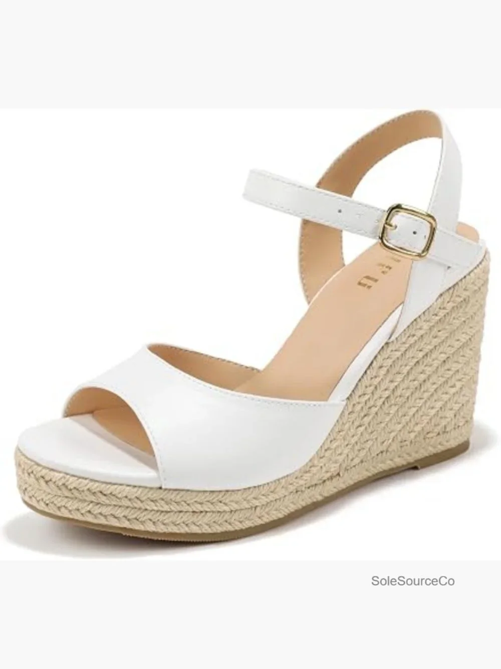 Espadrilles Wedges Sandals Platform Peep Toe Slingback Wedge Heels Summer
